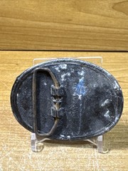 Vintage Bear Tools Belt Buckle Oilfield Drilling Rig Century Canada Grizzly