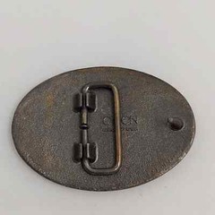 Vintage Oden Name Kenny Belt Buckle fits 1&Prime; Wide Belt Metal Textured Brass Tone