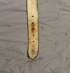 Cabela&rsquo;s Leather Buckle in Brown and Gold