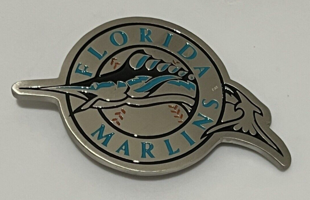 Florida Marlins Baseball Team Belt Buckle MLB Major League Baseball