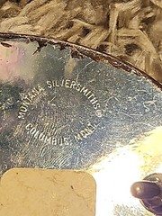 Montana Silversmith Antique Scroll & Initial Oval Belt Buckle Letter C