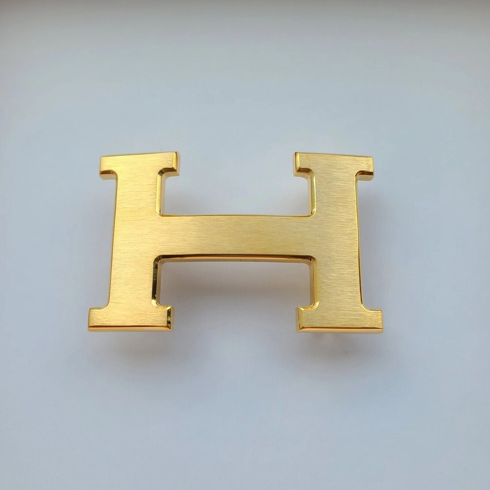 38mm H Gold Brushed Belt Buckle Replacement for Men