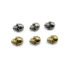 Brass Skull Sewing Button,Clothing Shank Button,Brass Sewing Button lot