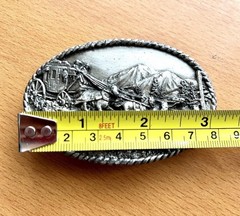 &lsquo;The Stagecoach&rsquo; belt buckle (Siskiyou)