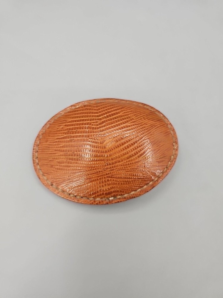 Dun Dee Belt Buckle Brown Genuine Leather 3 7/8&Prime; X 2 7/8&Prime; fits 1 1/2&Prime; 80799