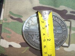 VINTAGE BELT BUCKLE, HOLIDAY RAMBLER ALL AMERICA&rsquo;S FAMILY RETREAT (MPA 1975)