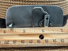 Classic Antiqued Silver Rectangle Western Cowboy Plain Simple Belt Buckle