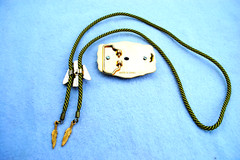 Western Belt Buckle and Bolo Set