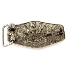 Warship done! German silver belt buckle, ukrainian trident, russian combat ship