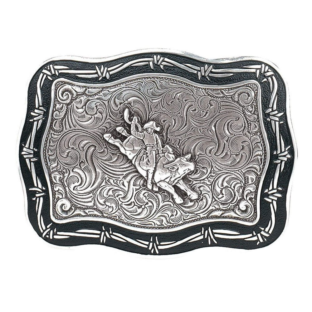 Crumrine Men&rsquo;s Vintage Bull Rider Barbwire Buckle 38028