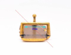 Brass Plated Western Rodeo Ranger Jeans Leather Waist Belt Buckle Fit 20mm Strap