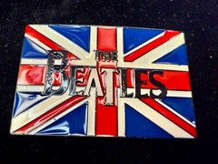 The Beatles Abbey Road Radio Show 1965 Album Union Jack Uk Flag Belt Buckle