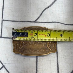 Historic Providence Mint Belt Buckle OS Gold Gunfight at the OK Corral 1981 Vtg
