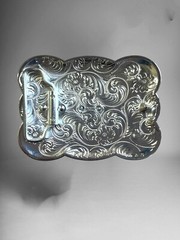 Saint Jude Rodeo Cowboy Western Belt Buckle Hebilla Vaquera Fina Con San Judas