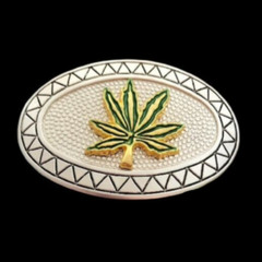 Marijuana Leaf Legalize Pot Weed Hippie Belt Buckle Boucle de Ceinture