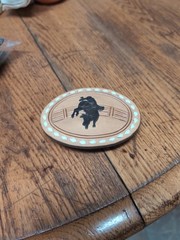 RODEO #1 SPORT Belt BUCKLE Genuine LEATHER Bullriding