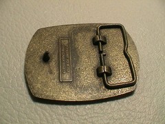 HANDYMAN CLUB OF AMERICA MEMBER TOOL SHOP HAMMER CARPENTER MENS BELT BUCKLE