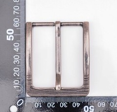 1-1/2&Prime; (40 mm) Nickel Free Single Prong Rectangular mens Belt Buckle Replacement
