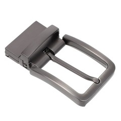 Reversible Single Prong Belt Buckle – Men 3.3cm/1.3inch Wide Belt Clip Zinc