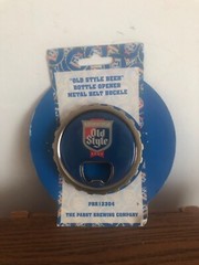 vintage Heilman&rsquo;s Old Style beer bottle opener belt buckle NEW