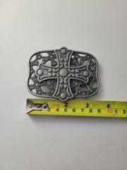 Celtic Cross Medieval Religious Faith Symbol Gothic Biker Belt Buckle