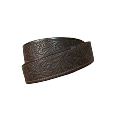 Ariat Men’s Size 36 Brown Tooled Leather Belt with Silver Buckle
