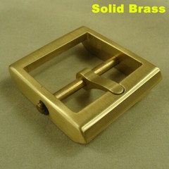 1.5&Prime; (38mm) Solid Brass Belt Buckle suit for Belt / Belt Pin Buckles