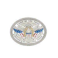 Nocona Mens American Eagle Buckle 37916