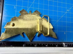 The Legend of Zelda Iconic Golden Hylian Crest 2008 Nintendo Belt Buckle