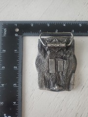 1981 Bergamot Wyoming Is What America Was Belt Buckle Elk Eagle Mountains Nature