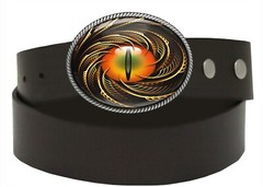 Sci-fi Dragon Belt Buckle – Gothic Seeing Eye Steampunk Fantasy Men Women – 24