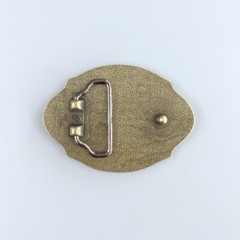 Vintage Bronze Plated Carpenter Trades Belt Buckle Boucle de Ceinture