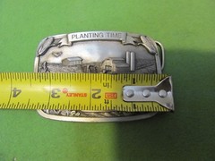 Vintage Planting Time Iowa Dekalb Pfizer Genetics Limited Edition Belt Buckle.