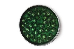 Men Women Trucker Silver Metal Buckle Gothic Fashion Green Skeleton Biker Skulls