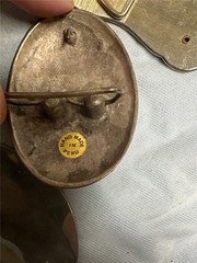 Huge Vintage Lot Of Eight Belt Buckles with Stones, etc AS IS See Description