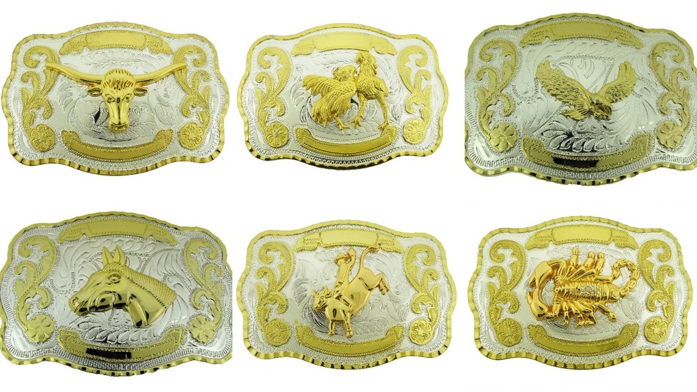 Men Women Western Belt Buckle Bull Eagle Cockfighting Horse Rodeo Scorpio Cowboy