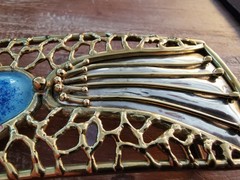 Belt buckle brass handmade Mexican exclusive, handmade