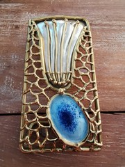 Belt buckle brass handmade Mexican exclusive, handmade