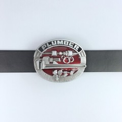 Vintage Style Enamel Trades Tradesman Belt Buckle Boucle de ceinture