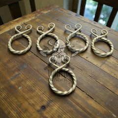 Medieval Golden Belt Buckles – Set of 5 | Vintage Style Costume & Leather Craft