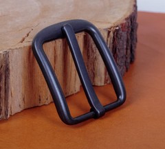 Alloy Pin Single Prong Clip Rectangular Buckle for Men Leather Belt Spare 4cm