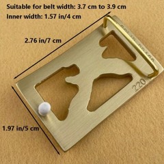 1pc Heavy-duty Solid Brass Belt Buckle 4cm Inner Width Eagle Shaped Durable DIY