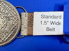Amsterdam Sewer Marijuana Cannabis Pot Leaf Logo Silver Color Belt Buckle