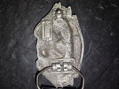 1992 The Great American Belt Buckle Harley-Davidson Born to Ride w/ Leather Belt