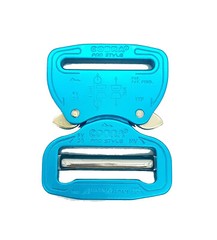 AustriAlpin Blue 38mm/1.5&Prime; Pro Style Cobra Buckle – Male Adjustable Female Fixed