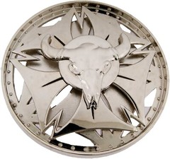 Bull Riders Aztec Metal Spinners Removable Lighters Belt Buckle Mens Western New