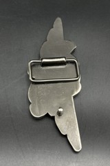 Bob Vokey BV Initials Wings Stealth Belt Buckle Rare Collectible Metal w/ Pouch