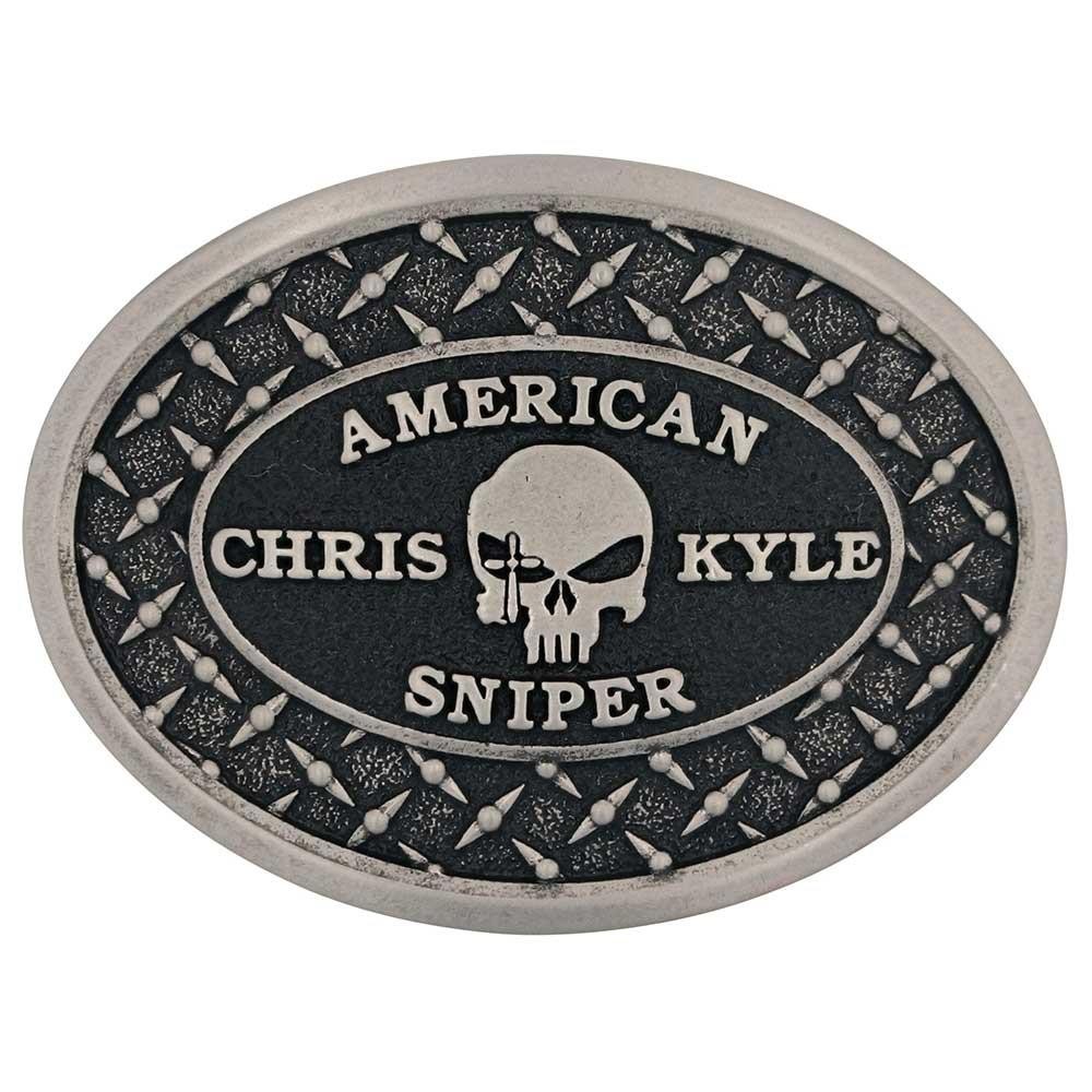 Montana Silversmiths Attitude Officially Licensed Chris Kyle Western Belt Buckle