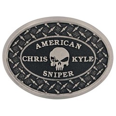 Montana Silversmiths Attitude Officially Licensed Chris Kyle Western Belt Buckle