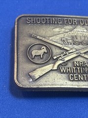 Belt Buckle-Men&rsquo;s-« Shooting For Our Future »-NRA Whittington Center-Brass